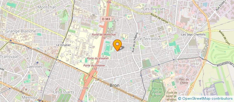 localisation de l'entreprise SCI GIRALT & CO  BRON