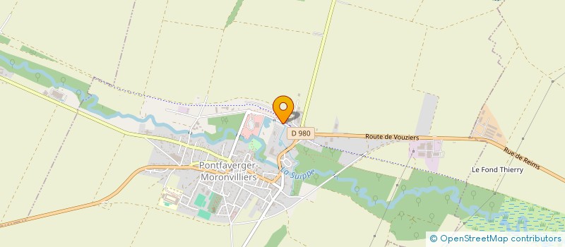 localisation de l'entreprise SCI GIRARD  PONTFAVERGER-MORONVILLIERS