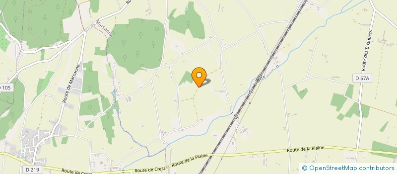 localisation de l'entreprise SCI GIRARD  MONTBOUCHER-SUR-JABRON