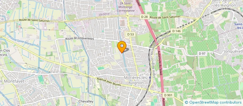 localisation de l'entreprise SCI GIRARD  MORIERES-LES-AVIGNON