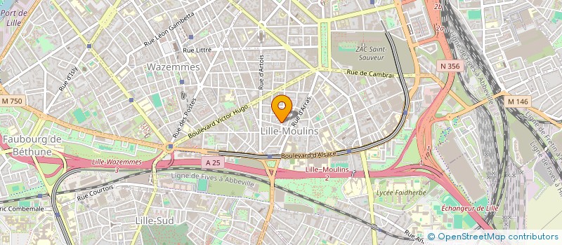 localisation de l'entreprise SCI GIRARD à LILLE
