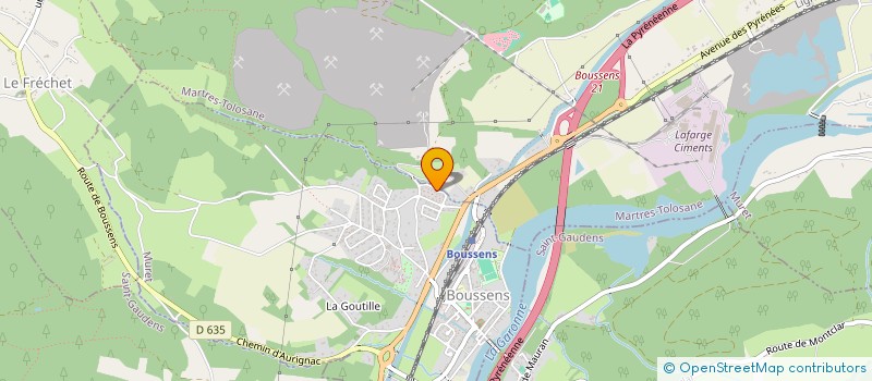 localisation de l'entreprise SCI GIRARD  BOUSSENS