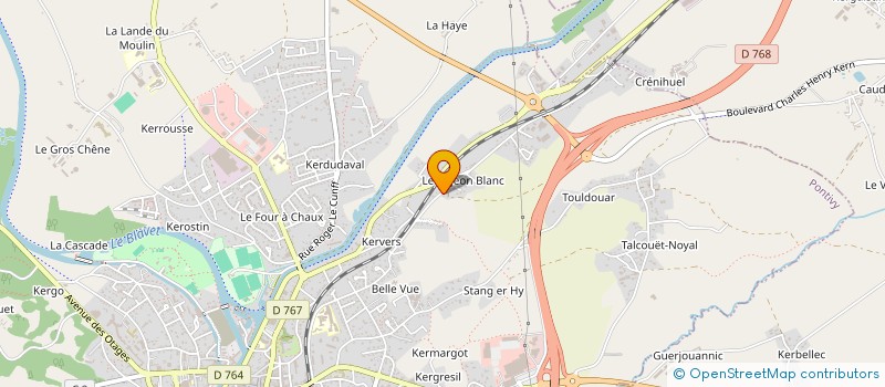 localisation de l'entreprise SCI GIRARD  PONTIVY