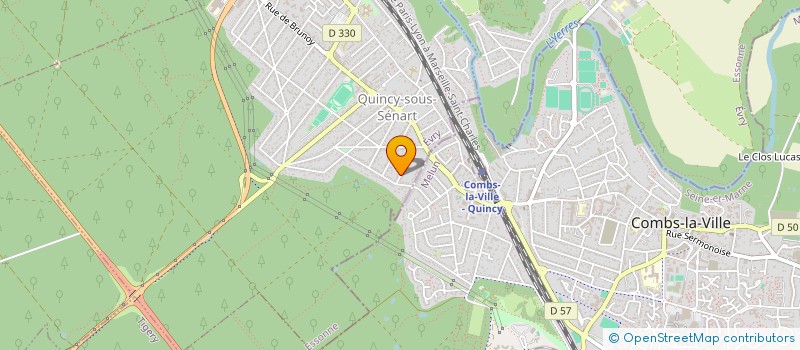 localisation de l'entreprise SCI GIRARD  QUINCY-SOUS-SENART