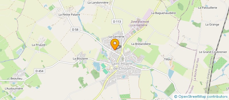 localisation de l'entreprise SCI GIRARD ANNE SOPHIE  SAINT-HILAIRE-DE-CLISSON