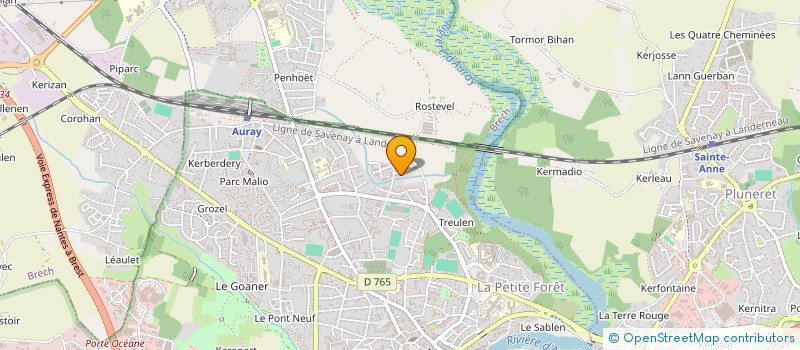 localisation de l'entreprise SCI GIRARD ET ENFANTS à AURAY