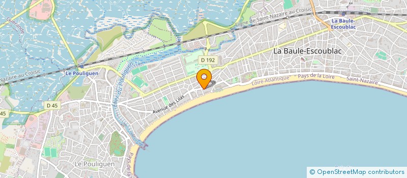 localisation de l'entreprise SCI GIRARD LAGOUGE à LA BAULE-ESCOUBLAC