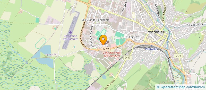 localisation de l'entreprise SCI GIRARD MARYLINE  DOUBS