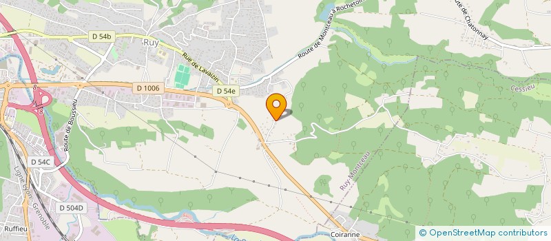 localisation de l'entreprise SCI GIRARD REYDET  RUY-MONTCEAU