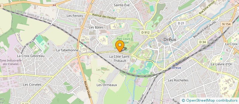 localisation de l'entreprise SCI GIRARD - SEQUEIROS à DREUX