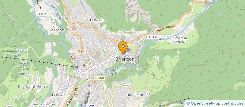 localisation de l'entreprise SCI GIRARDET-LE DOSSEUR à BRIANCON