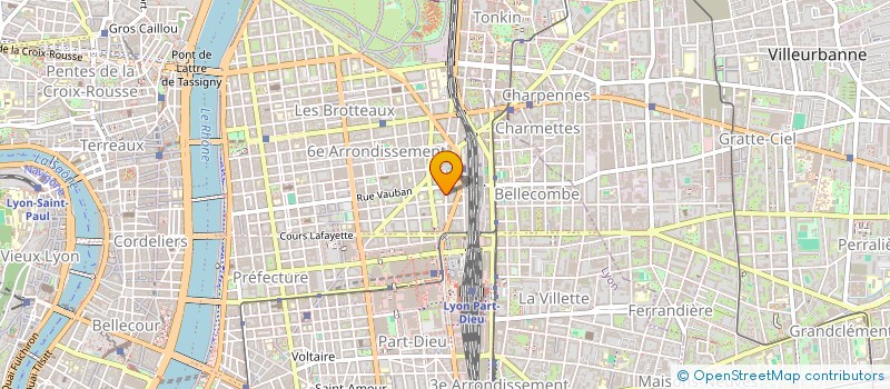 localisation de l'entreprise SCI GIRARDET LOMBARD  LYON