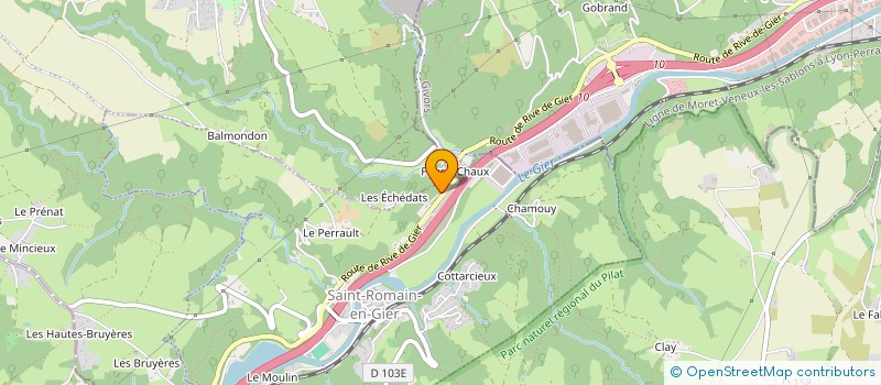 localisation de l'entreprise SCI GIRARDIN  SAINT-ROMAIN-EN-GIER