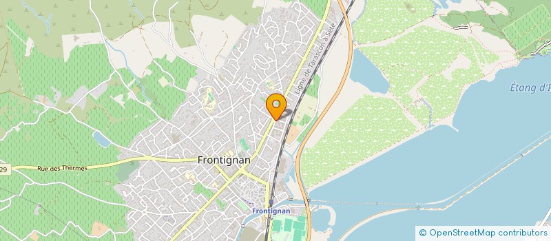 localisation de l'entreprise SCI GIRARDOT à FRONTIGNAN