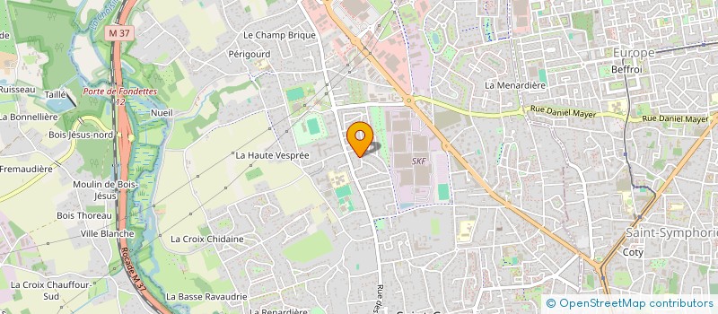 localisation de l'entreprise SCI GIRAUBEL à SAINT-CYR-SUR-LOIRE