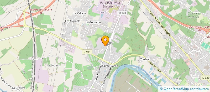 localisation de l'entreprise SCI GIRAUD à FLEAC