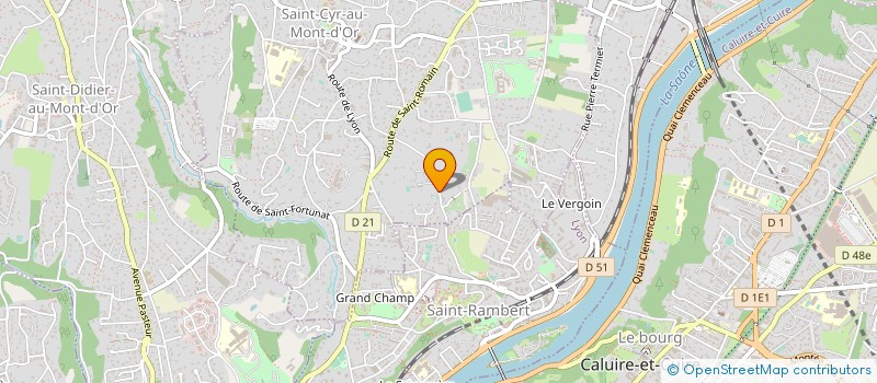 localisation de l'entreprise SCI GIRAUD  SAINT-CYR-AU-MONT-D'OR