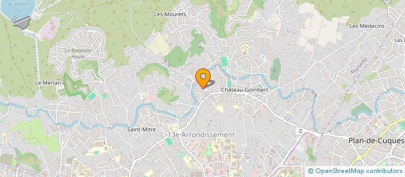 localisation de l'entreprise SCI GIRAUD - CIMOTEL à MARSEILLE