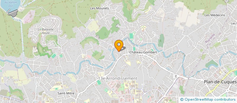 localisation de l'entreprise SCI GIRAUD LULLI à MARSEILLE