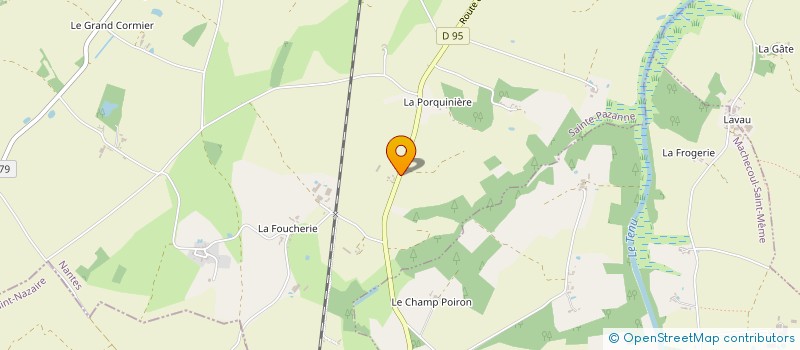 localisation de l'entreprise SCI GIRAUD N'IMMO  SAINTE-PAZANNE