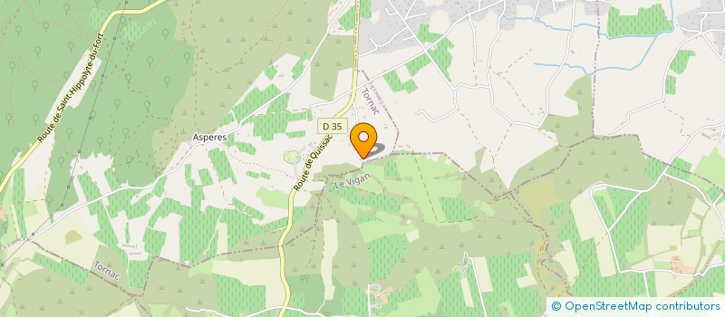 localisation de l'entreprise SCI GIRAUD RRD  TORNAC