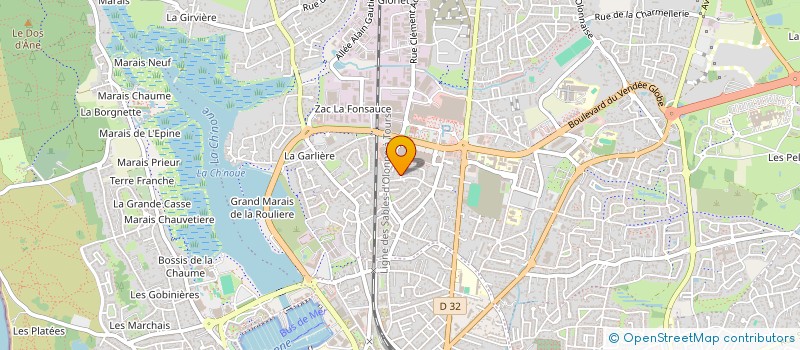 localisation de l'entreprise SCI GIRAUDET à LES SABLES-D'OLONNE