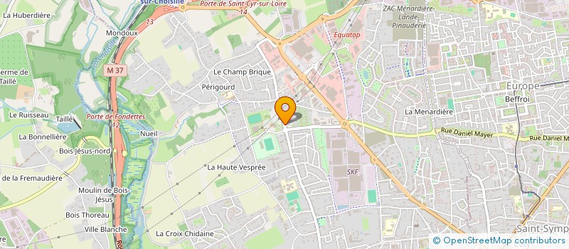 localisation de l'entreprise SCI GIRAULT à SAINT-CYR-SUR-LOIRE