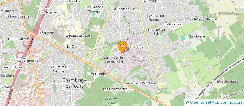 localisation de l'entreprise SCI GIRAULT  CHAMBRAY-LES-TOURS