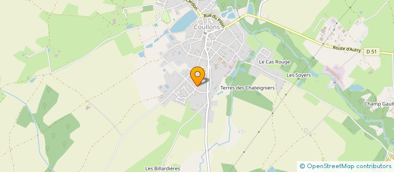 localisation de l'entreprise SCI GIRAULT ET FILS à COULLONS