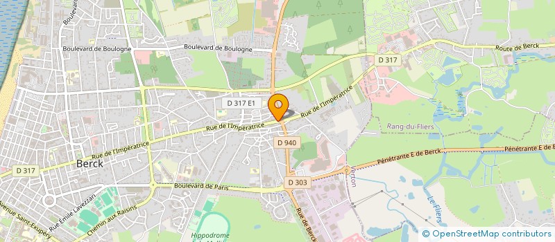 localisation de l'entreprise SCI GIRDAC à BERCK