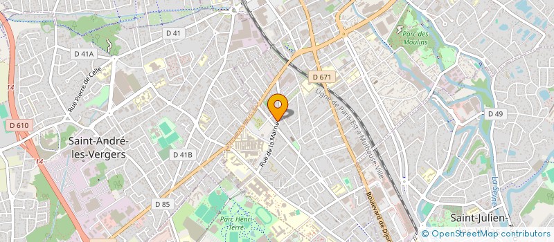 localisation de l'entreprise SCI GIREAULT LA FONTAINE à TROYES