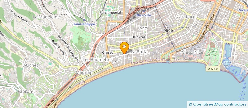 localisation de l'entreprise SCI GIRELLI  NICE