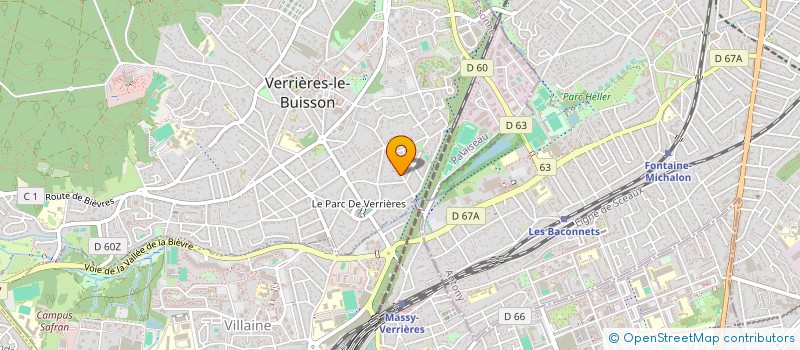 localisation de l'entreprise SCI GIREY à VERRIERES-LE-BUISSON