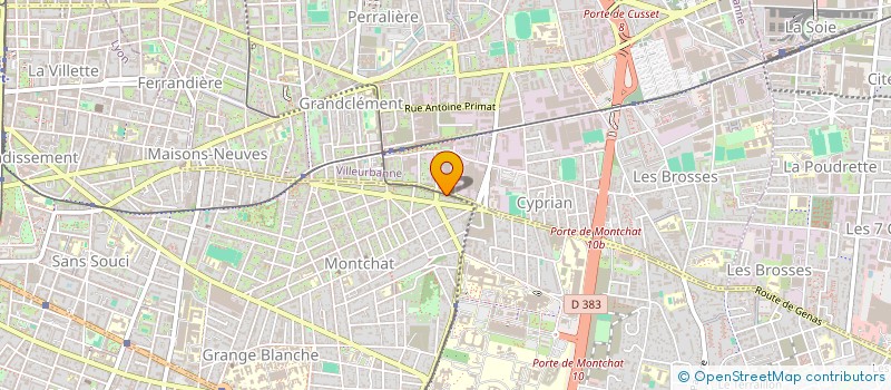 localisation de l'entreprise SCI GIRGIS DE BONI  LYON