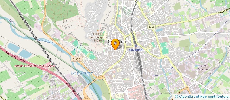 localisation de l'entreprise SCI GIRO  CAVAILLON