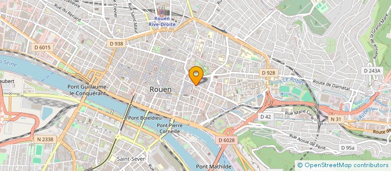 localisation de l'entreprise SCI GIRO à ROUEN