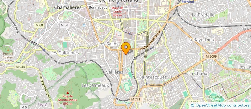 localisation de l'entreprise SCI GIROD 12  CLERMONT-FERRAND