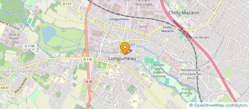 localisation de l'entreprise SCI GIROFLEE  LONGJUMEAU
