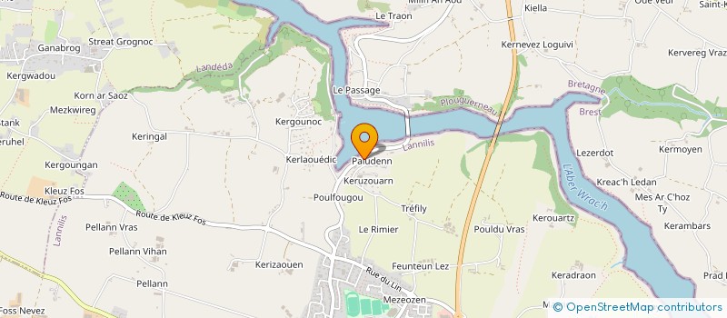 localisation de l'entreprise SCI GIROIMMO  LANNILIS