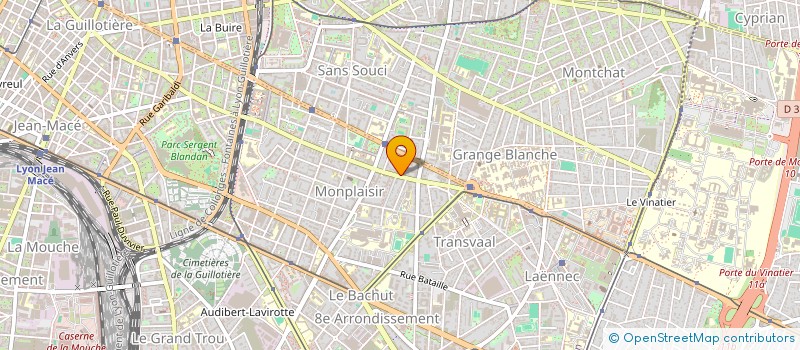 localisation de l'entreprise SCI GIROMIDE  LYON