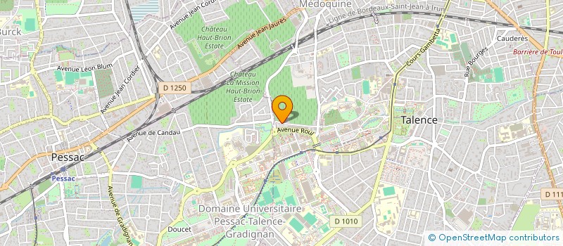 localisation de l'entreprise SCI GIRONDE  TALENCE