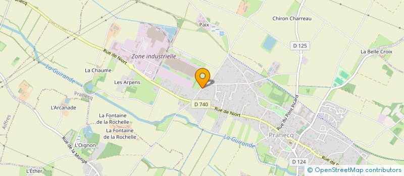 localisation de l'entreprise SCI GIRONDEAU-DA CUNHA  PRAHECQ