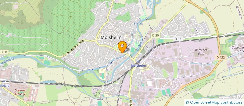 localisation de l'entreprise SCI GIRONDEL  MOLSHEIM