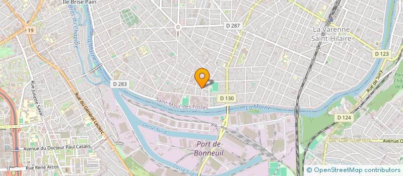 localisation de l'entreprise SCI GIROS & COUTELLIER à SAINT-MAUR-DES-FOSSES