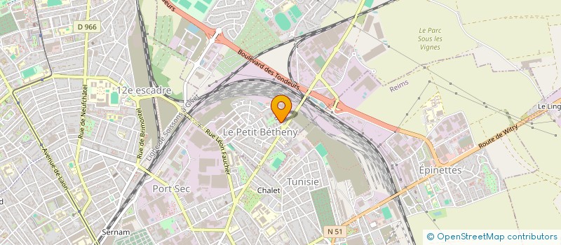 localisation de l'entreprise SCI GIROUD CONRARDY  BETHENY