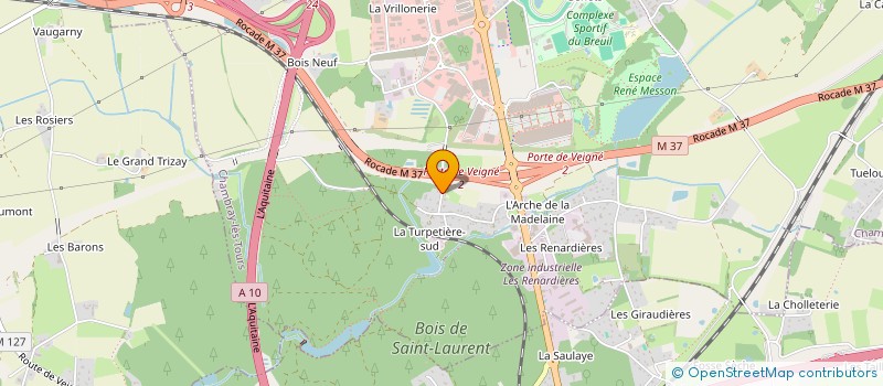 localisation de l'entreprise SCI GIROUD-DAVID  CHAMBRAY-LES-TOURS