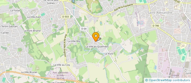 localisation de l'entreprise SCI GIROUX  SAINT-LUNAIRE