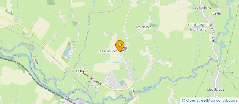 localisation de l'entreprise SCI GIROUX LNA  SAINT-LEGER-LES-PARAY