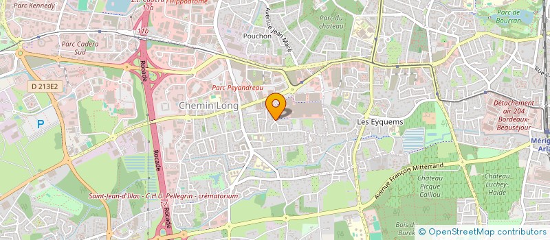 localisation de l'entreprise SCI GIRY  MERIGNAC