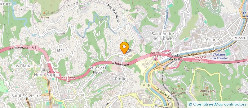 localisation de l'entreprise SCI GIS à NICE